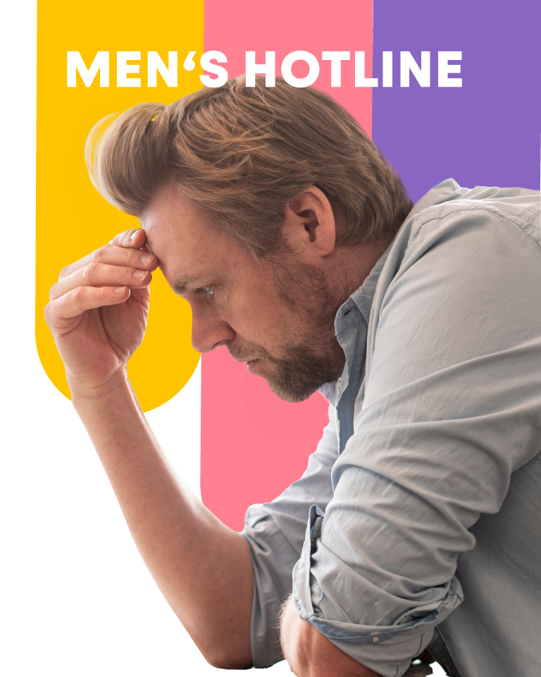 Programm Men's Hotline Anlaufstelle für Männer im Kresilauf häuslicher gewalt
